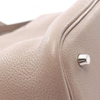 Hermes Handbag Picotin Lock Tourtier Gray Leather — view 6