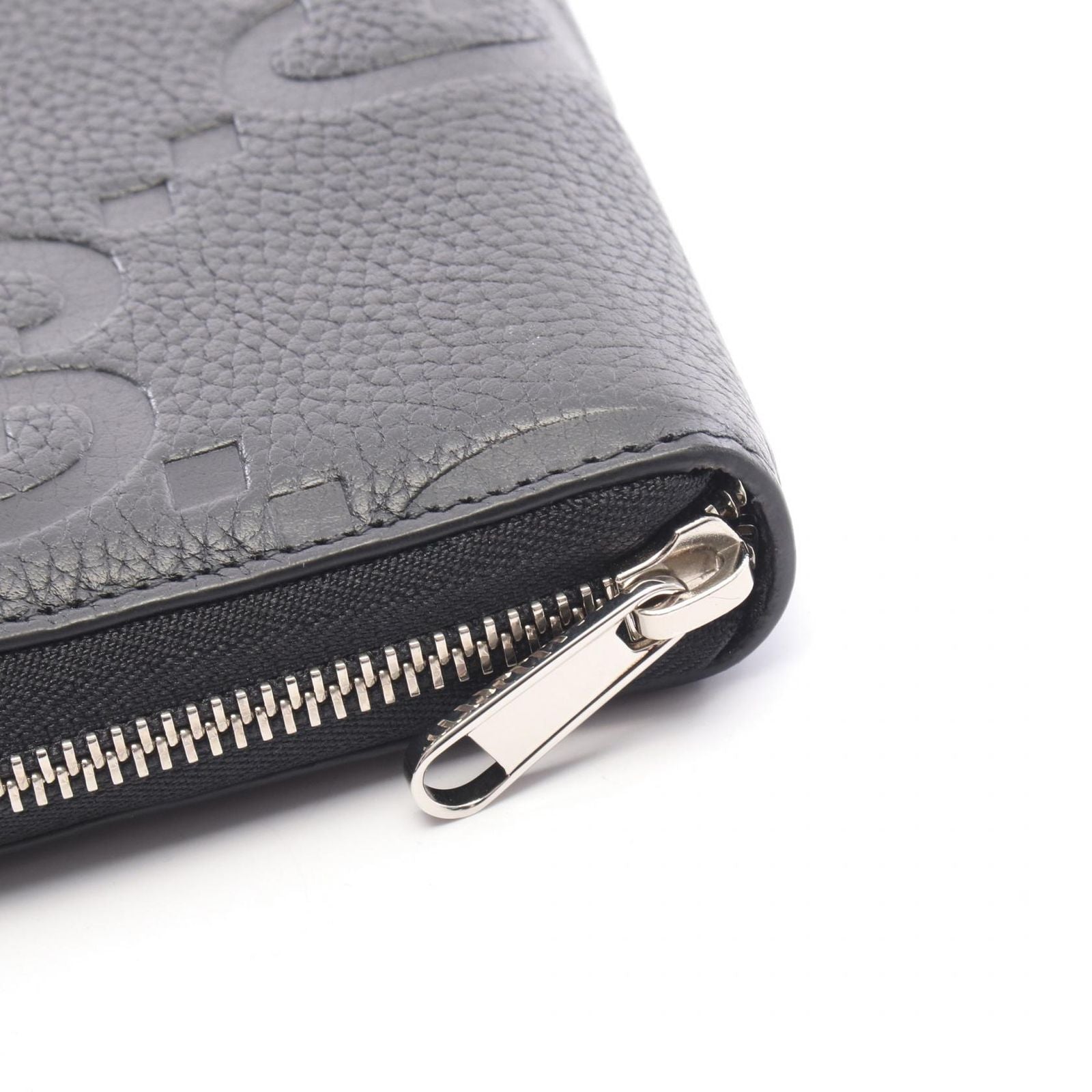 Gucci Round Wallet Jumbo GG Black Leather — view 7