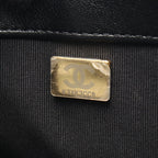 Chanel Shoulder Bag Large Flap Quilted Black Leather Chain — view 5