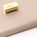 Fendi Bifold Wallet Peekaboo Selleria Gray Leather Hook — view 9