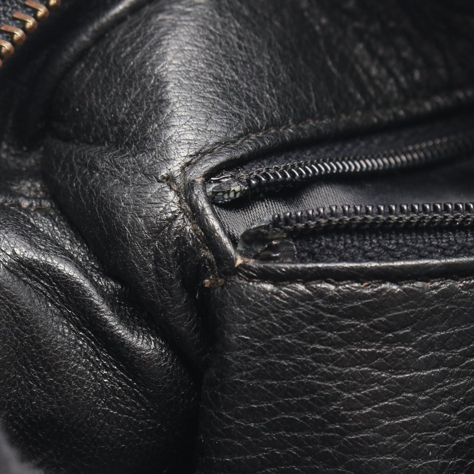 Chanel Shoulder Bag Quilted Fringe Mini Chain Black Lambskin — view 7