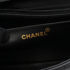 Chanel Shoulder Bag Mademoiselle Black Calf Chain — view 4