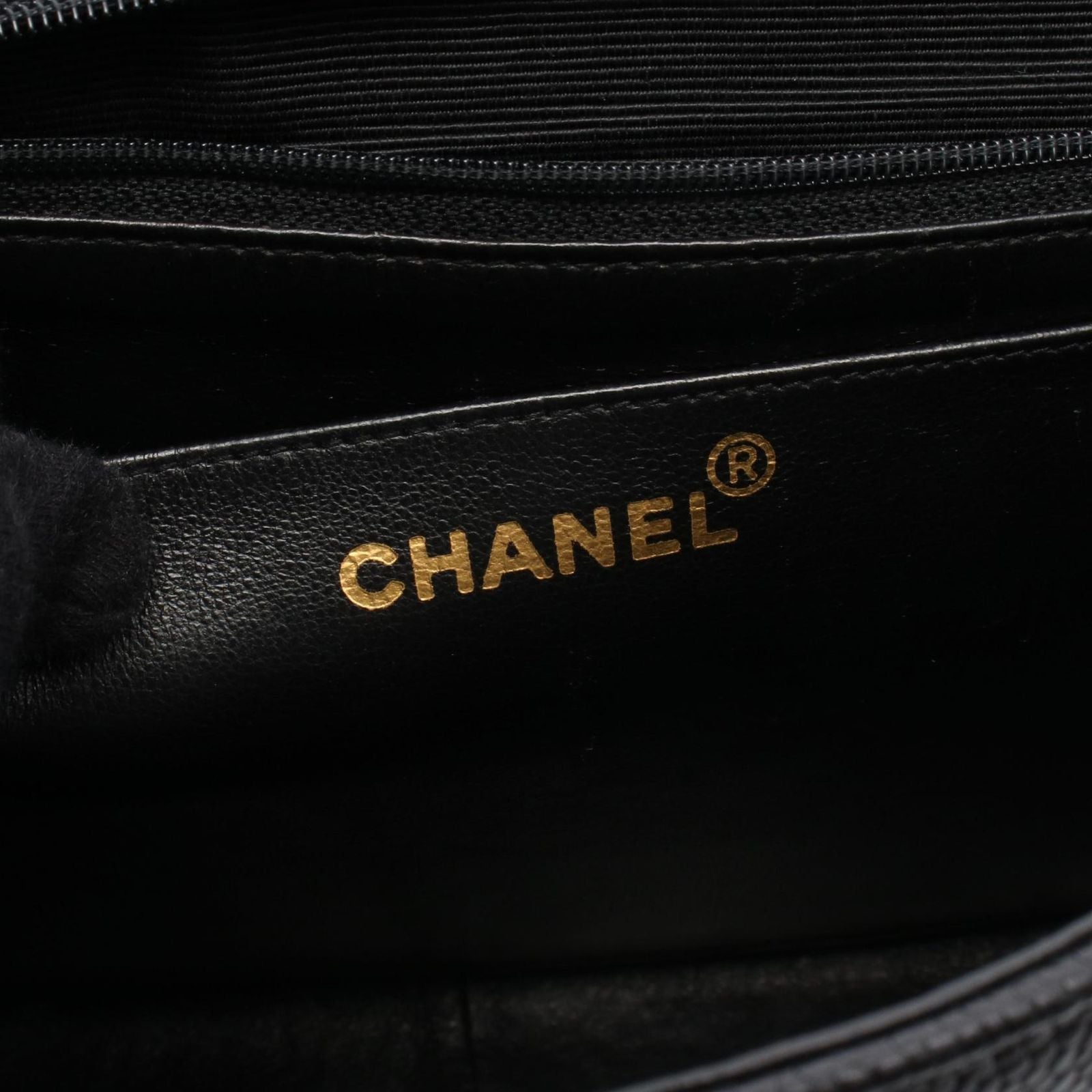 Chanel Shoulder Bag Mademoiselle Black Calf Chain — view 4