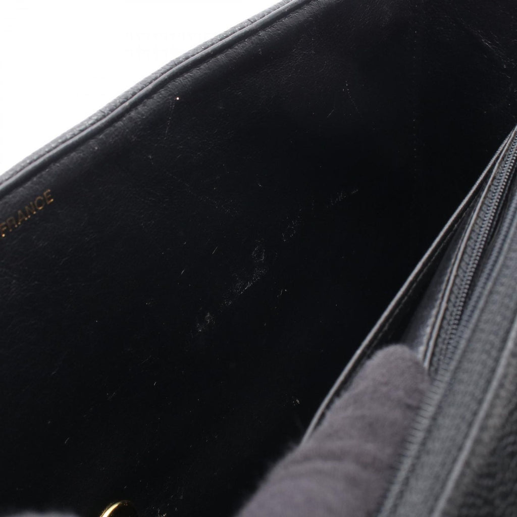Chanel Shoulder Bag Mademoiselle Black Calf Chain — view 8