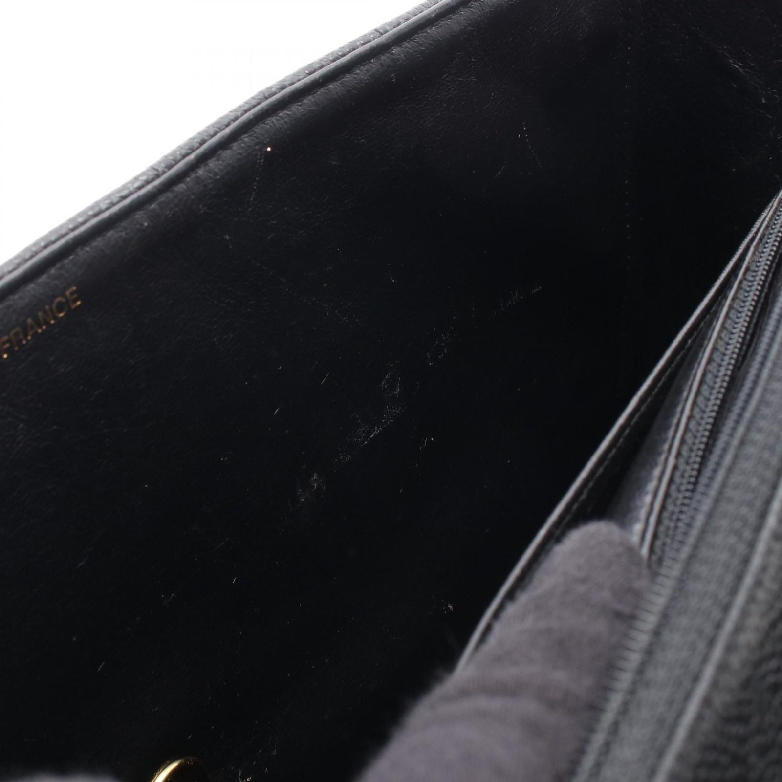 Chanel Shoulder Bag Mademoiselle Black Calf Chain — view 8