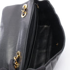 Chanel Shoulder Bag Mademoiselle Black Calf Chain — view 3