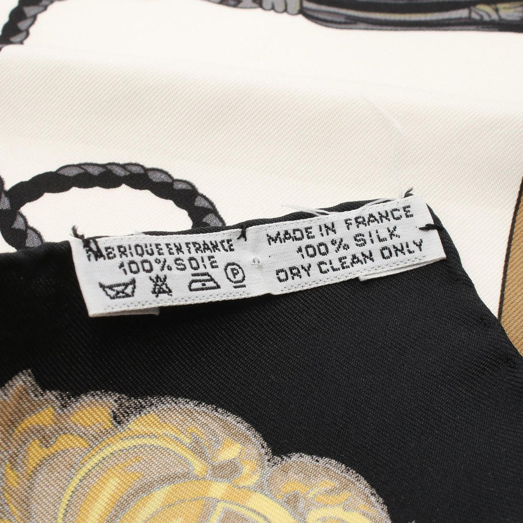 Hermes Scarf Carre 90 les Cles Silk — view 3