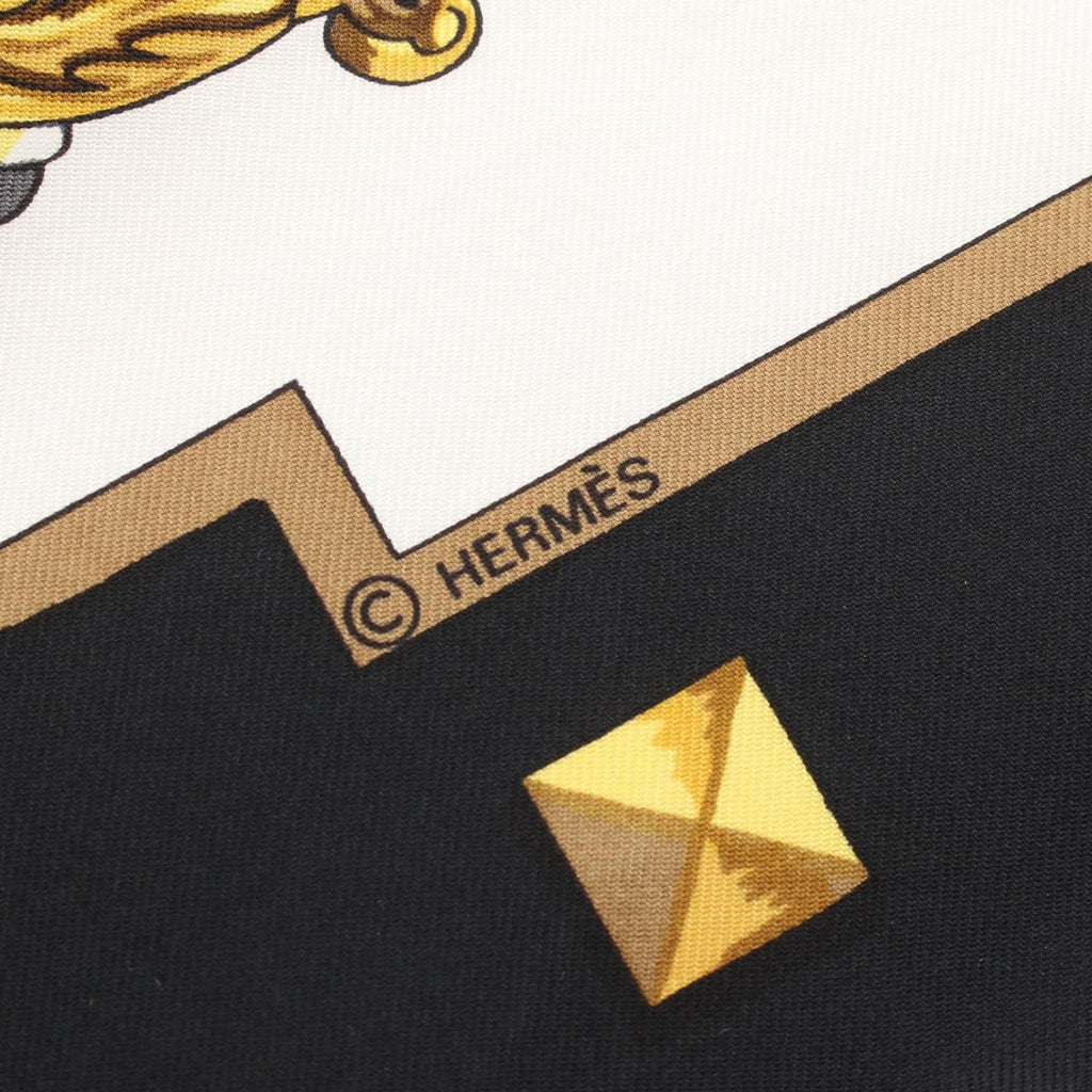 Hermes Scarf Carre 90 les Cles Silk — view 2