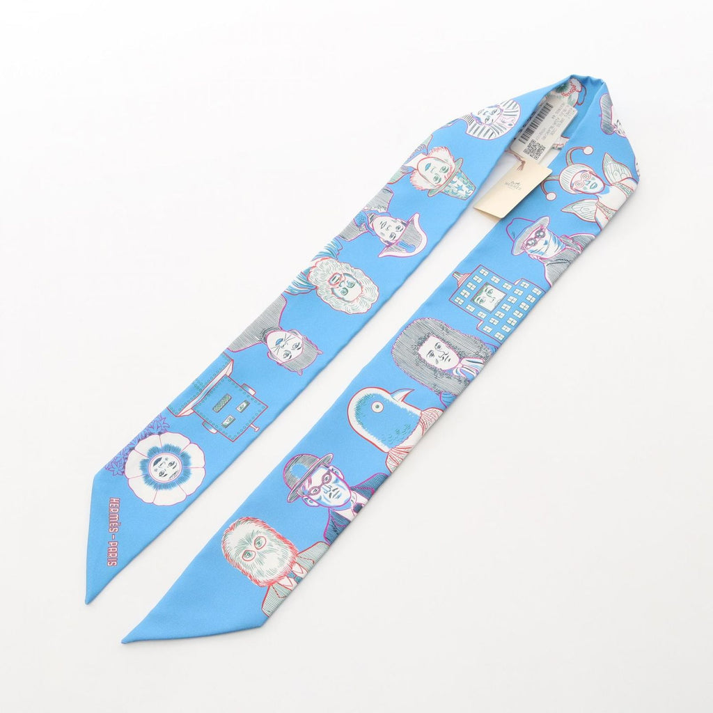 Hermes Scarf Twill Dress Code Ribbon Silk — view 2