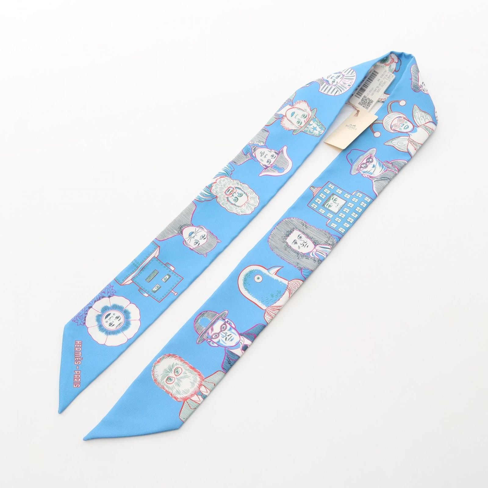 Hermes Scarf Twill Dress Code Ribbon Silk — view 2