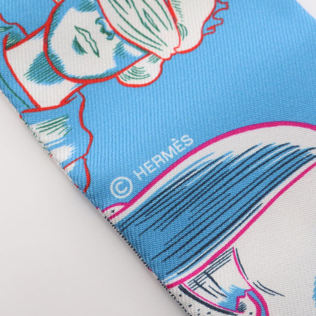 Hermes Scarf Twill Dress Code Ribbon Silk — view 4