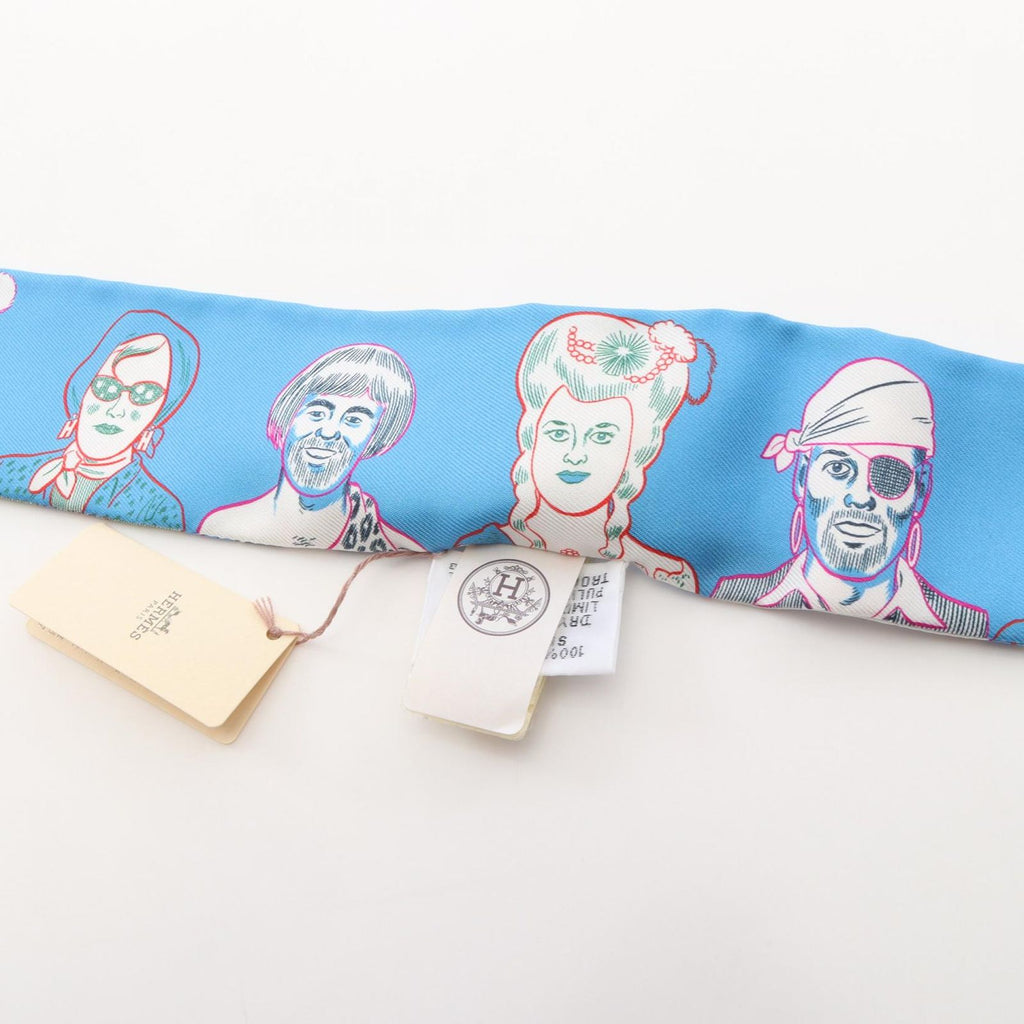 Hermes Scarf Twill Dress Code Ribbon Silk — view 6