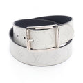 Louis Vuitton Belt Ceinture Reverso 40 Monogram Silver Reversible Leather