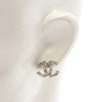 Chanel Earrings CC Logo Stainless Steel — view 4