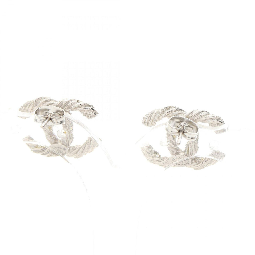 Chanel Earrings CC Logo Stainless Steel — view 2