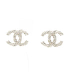 Chanel Earrings CC Logo Stainless Steel