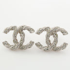 Chanel Earrings CC Logo Stainless Steel — view 5