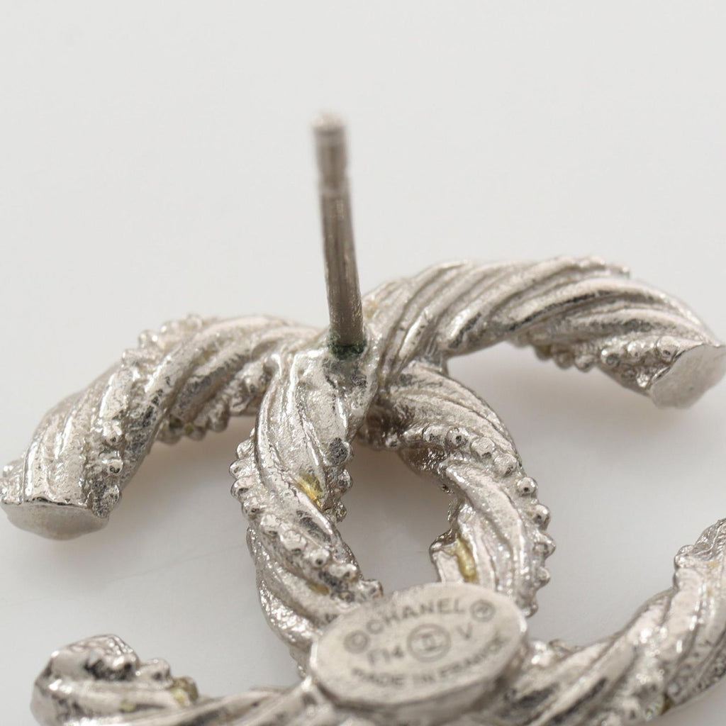 Chanel Earrings CC Logo Stainless Steel — view 6