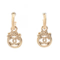 Chanel Earrings CC Logo Hoop