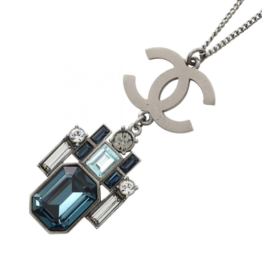 Chanel Necklace CC Logo Stainless Steel
