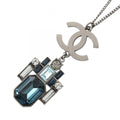 Chanel Necklace CC Logo Stainless Steel