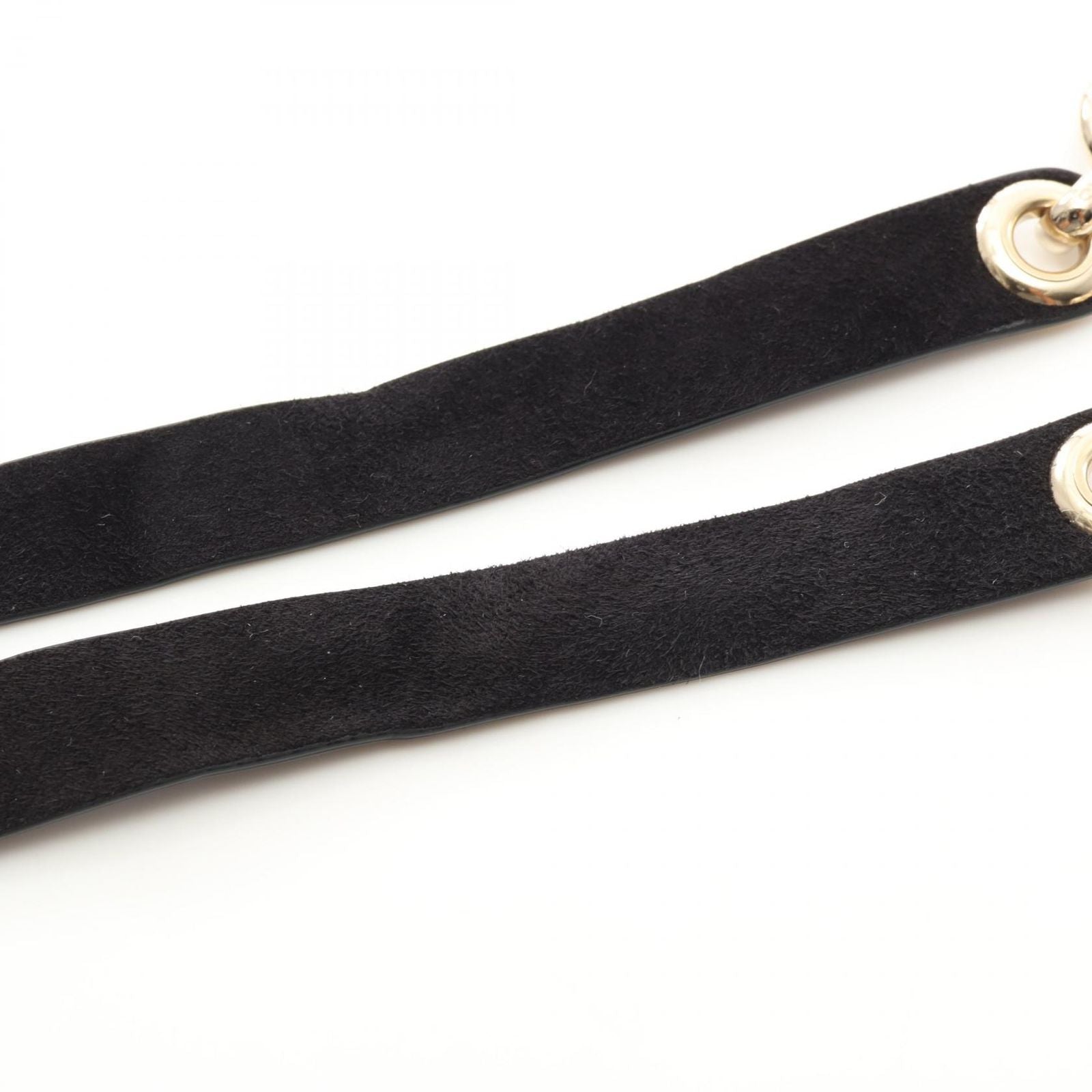 Chanel Belt CC Logo Ribbon Chain Leather — view 6