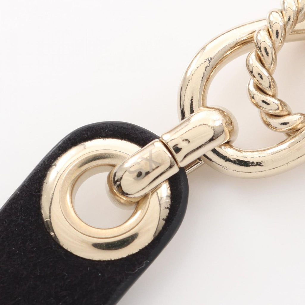 Chanel Belt CC Logo Ribbon Chain Leather — view 5