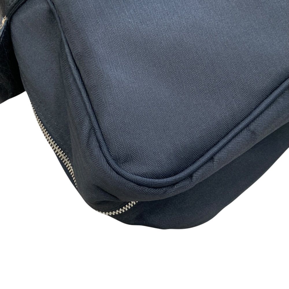 Hermes Golf Bag Case Club Caddy Bag Toilet Blanc Leather Black Sports — view 5