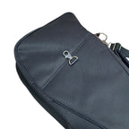 Hermes Golf Bag Case Club Caddy Bag Toilet Blanc Leather Black Sports — view 3