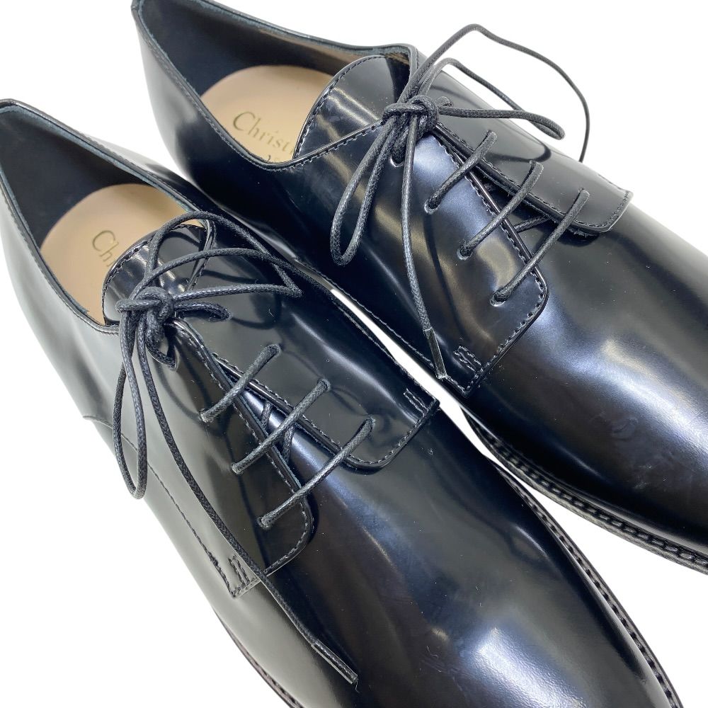 Dior Dress Shoes Lace Up Leather Black All Year Round — view 7