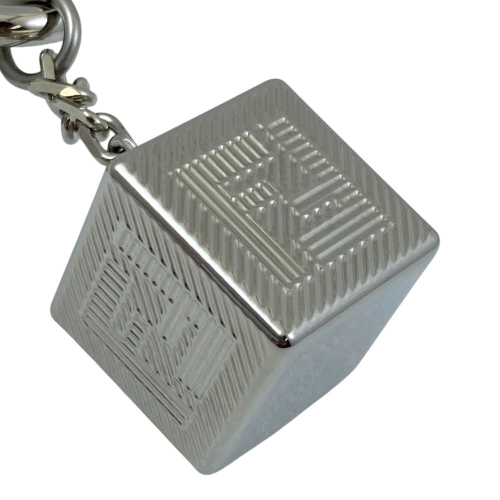 Fendi Shadow Key Holder Key Ring Charm Metal Silver — view 6