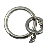 Fendi Shadow Key Holder Key Ring Charm Metal Silver — view 4