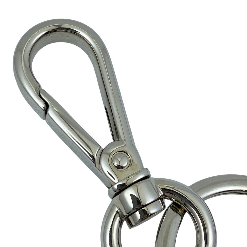Fendi Shadow Key Holder Key Ring Charm Metal Silver — view 7