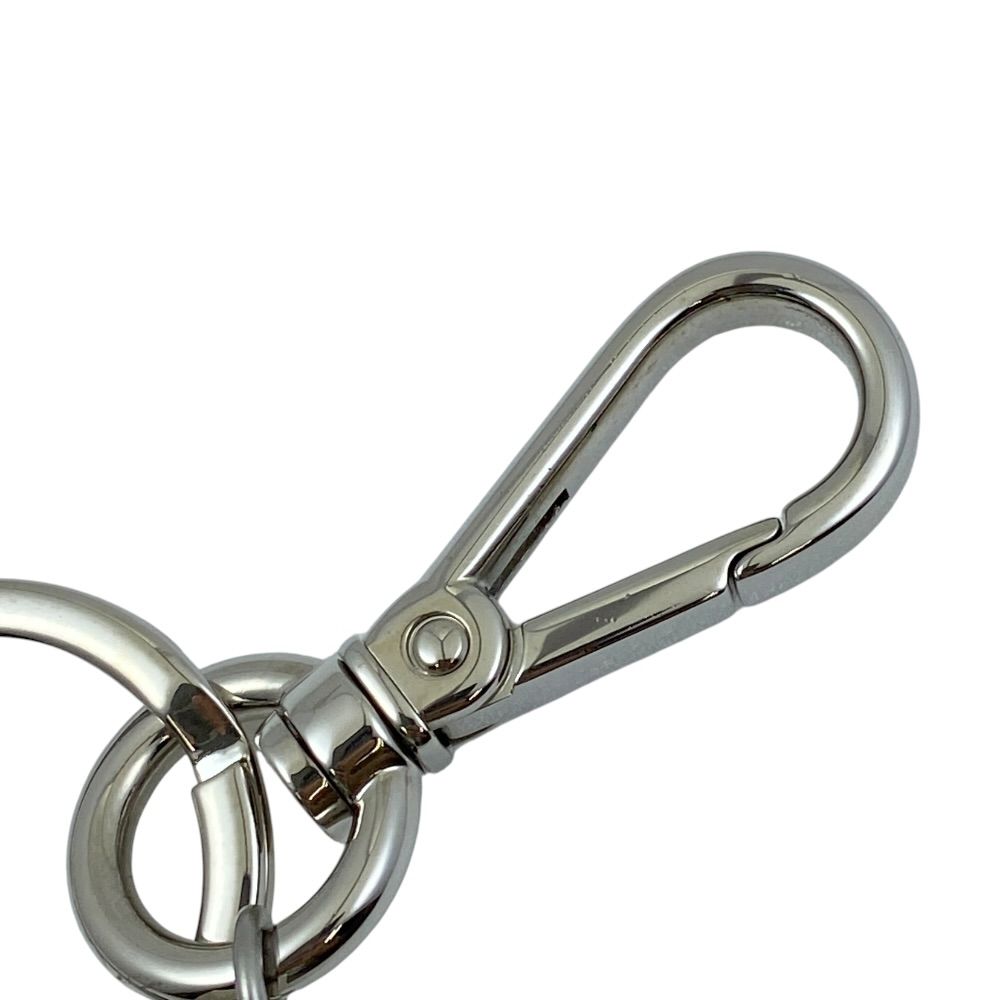 Fendi Shadow Key Holder Key Ring Charm Metal Silver — view 3