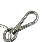 Fendi Shadow Key Holder Key Ring Charm Metal Silver — view 3