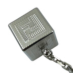 Fendi Shadow Key Holder Key Ring Charm Metal Silver — view 9