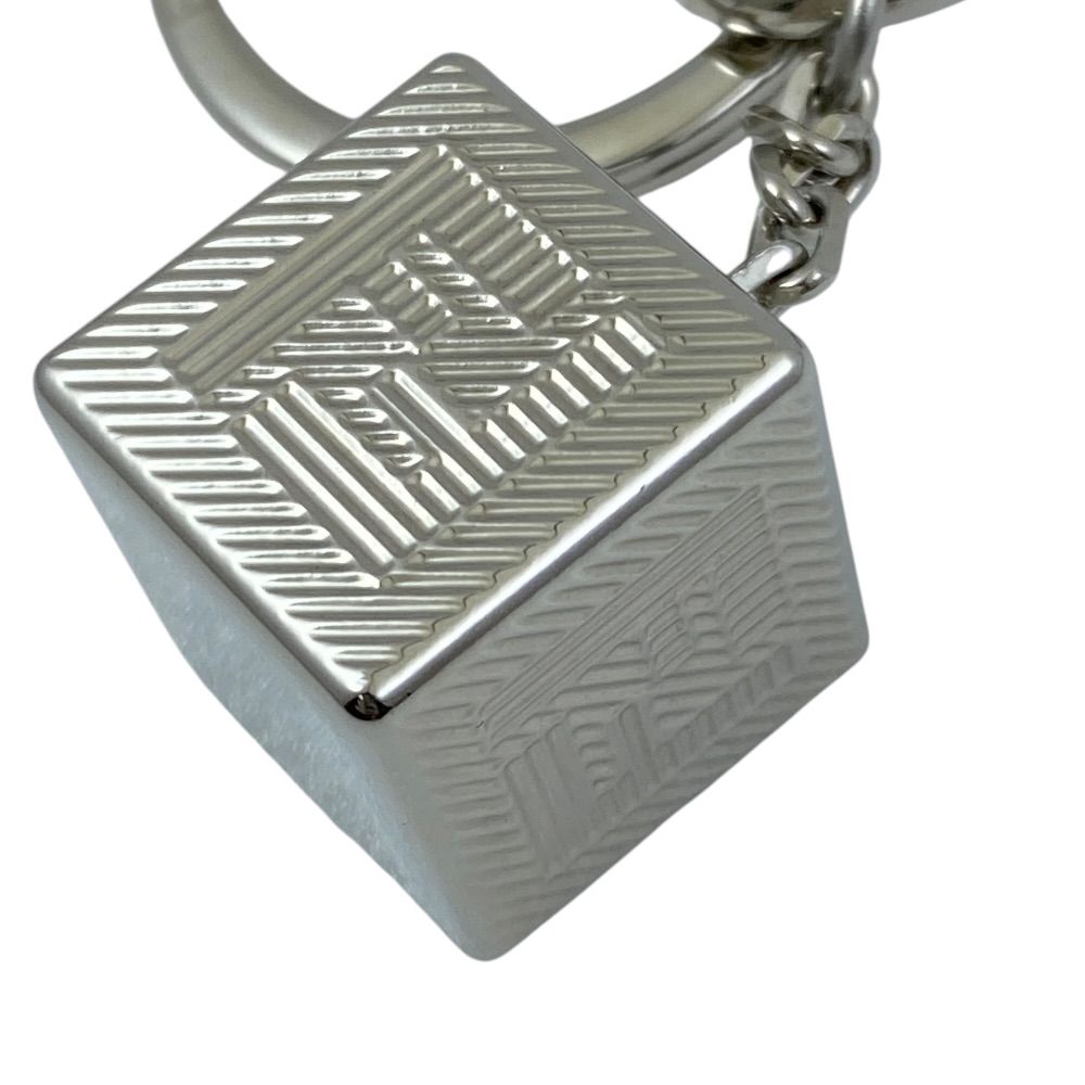 Fendi Shadow Key Holder Key Ring Charm Metal Silver — view 5
