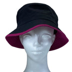 Hermes Bucket Hat Cotton Navy Pink All Year — view 8