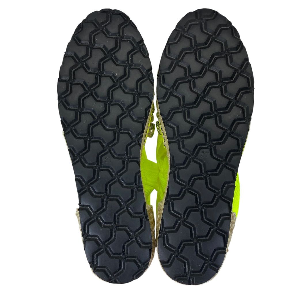 Loewe Paula S Ibiza Ribbon Espadrilles Sandals Bijou Neon Yellow Gorgeous Resort — view 9