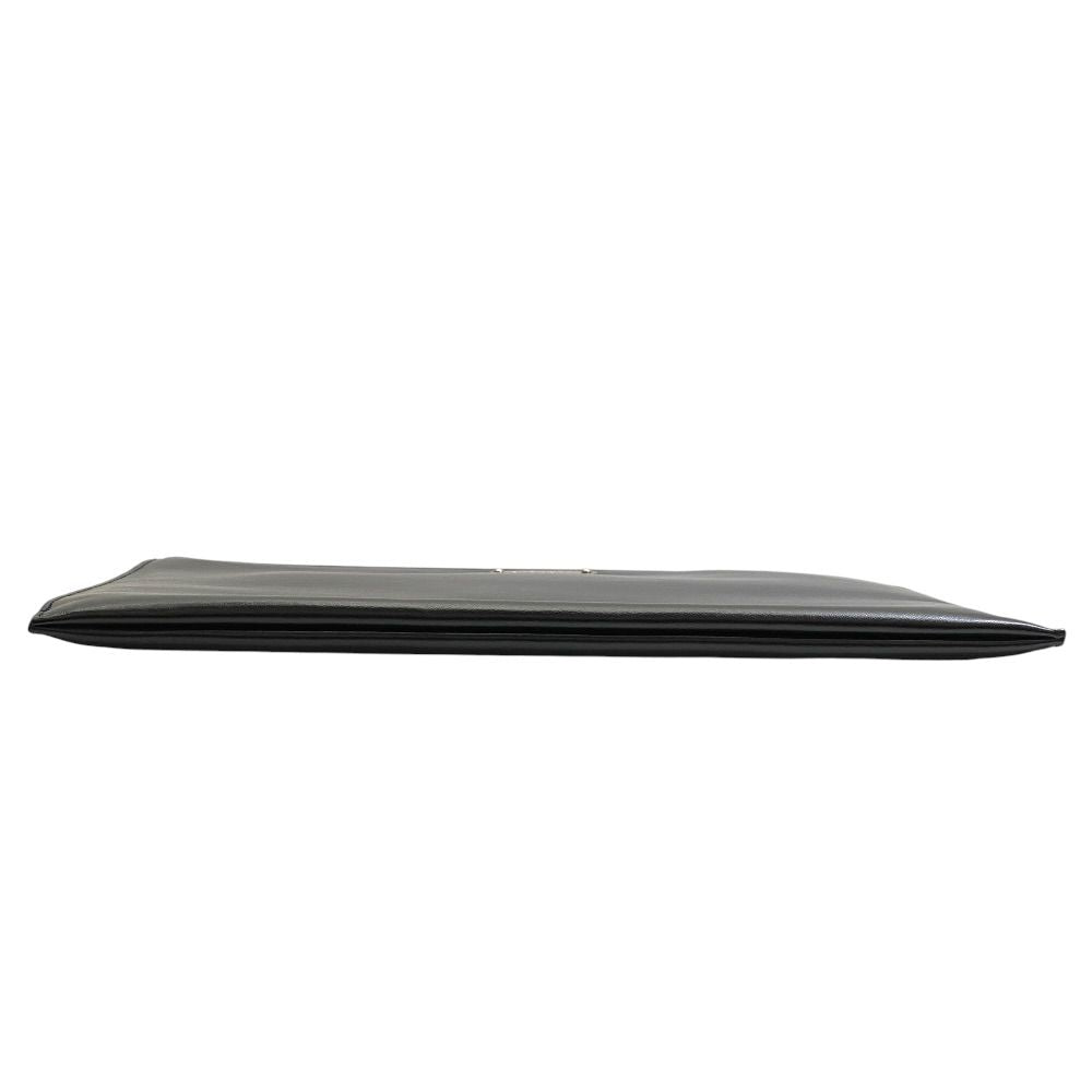Saint Laurent Clutch Leather Black Practical — view 8