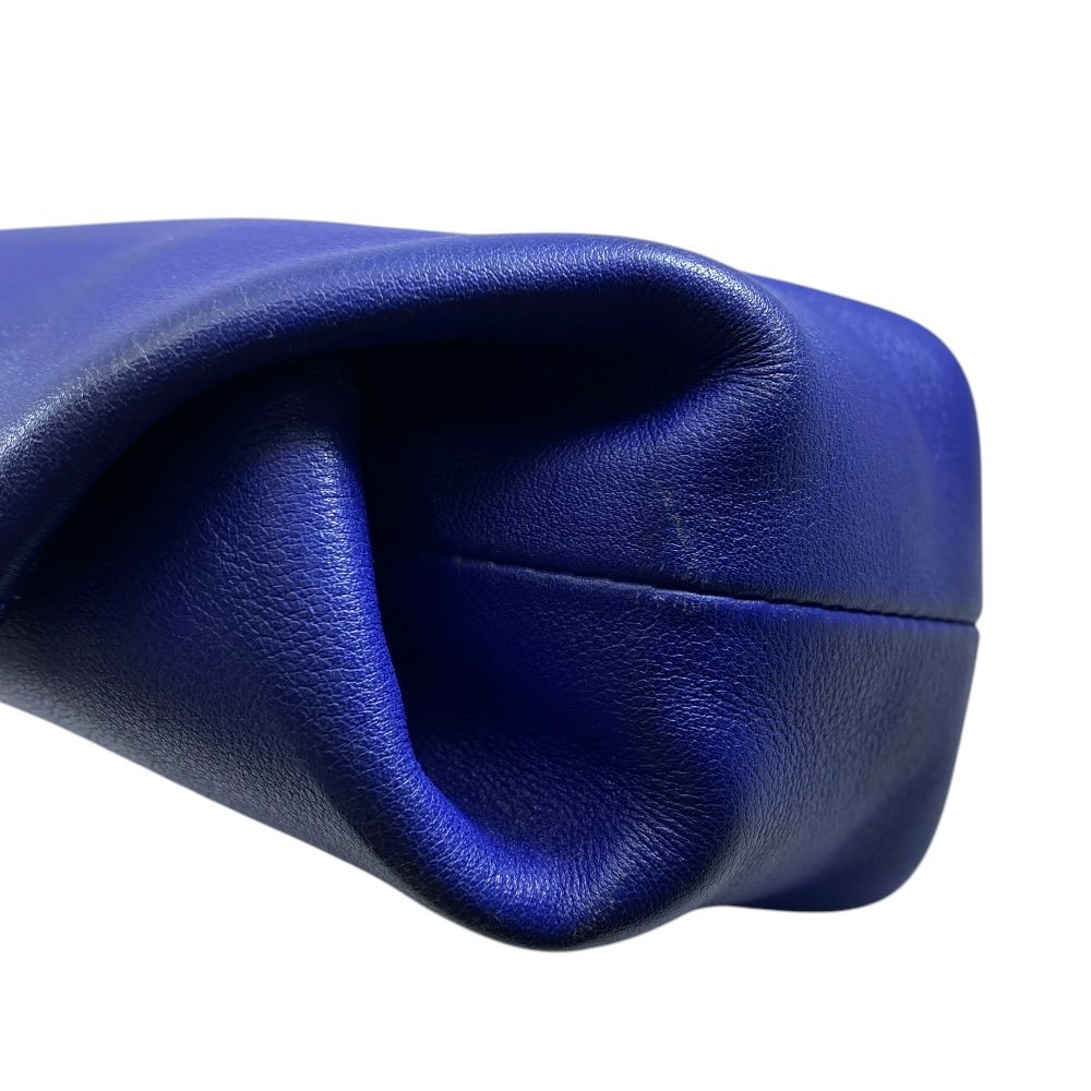 Hermes Bee Pop Pen Case Pouch Leather Blue Carrying Practical — view 9