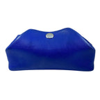 Hermes Bee Pop Pen Case Pouch Leather Blue Carrying Practical