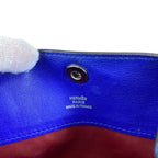 Hermes Bee Pop Pen Case Pouch Leather Blue Carrying Practical — view 7