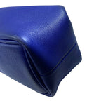 Hermes Bee Pop Pen Case Pouch Leather Blue Carrying Practical — view 4