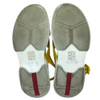 Prada Cross Strap Sports Sandals Thick Sole Leather Yellow Active Mode Light — view 9