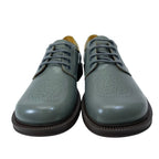 Gucci Kids Interlocking Loafers Lace Up Shoes Leather Gray Going to Kindergarten — view 2