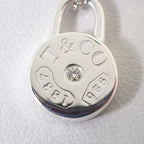 Tiffany & Co 925 Diamond Lock Pendant — view 2