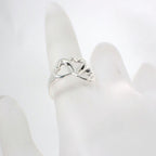 Tiffany & Co 925 Triple Heart Ring — view 7