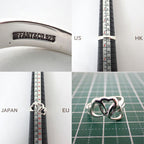 Tiffany & Co 925 Triple Heart Ring — view 9