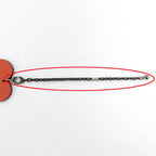 Hermes Bag Charm Heart Valentine's Day Limited Red Orange Key Holder — view 6